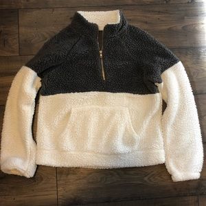 Sherpa fuzzy pullover